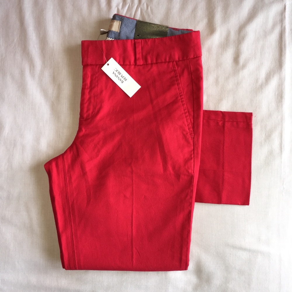 Banana Republic Women’s Pants in Red
